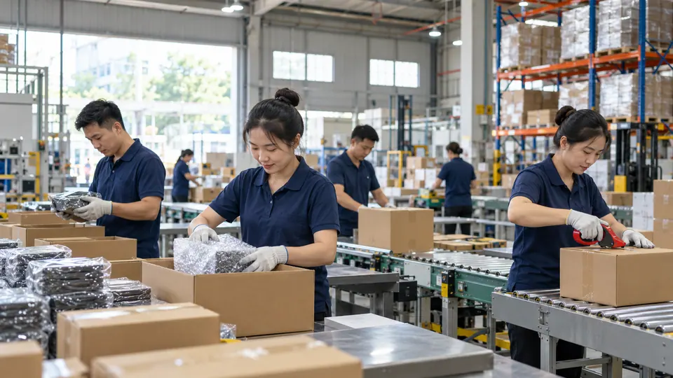 Ảnh minh họa môi trường làm việc cho bài Công nhân lên xuống khuôn – Hợp Lực Cảng Việt