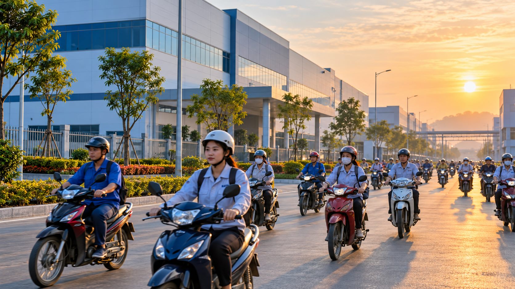 Đi phỏng vấn tại KCN Đại An Hải Dương