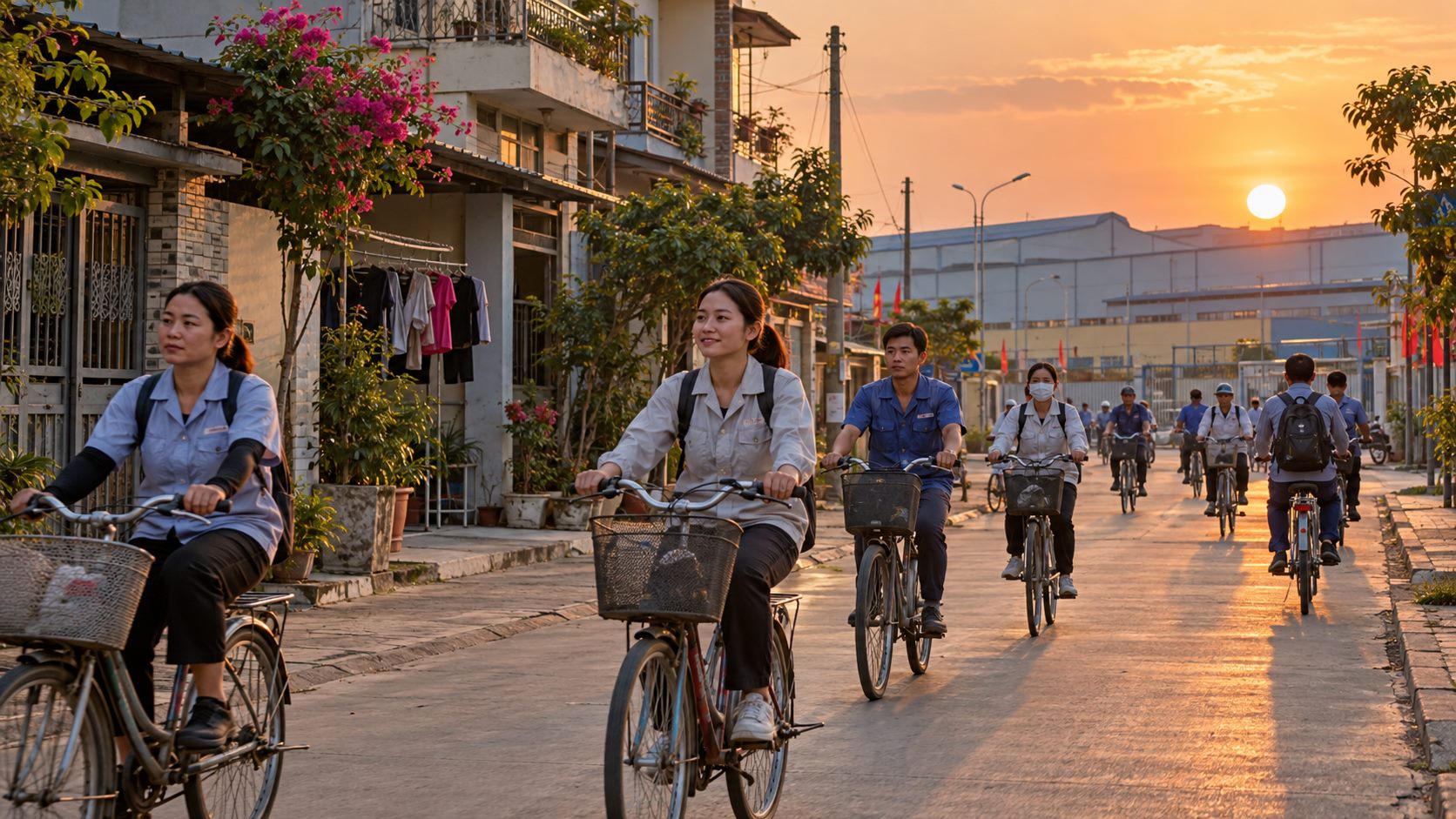 Đi làm KCN Lai Vu Hải Dương
